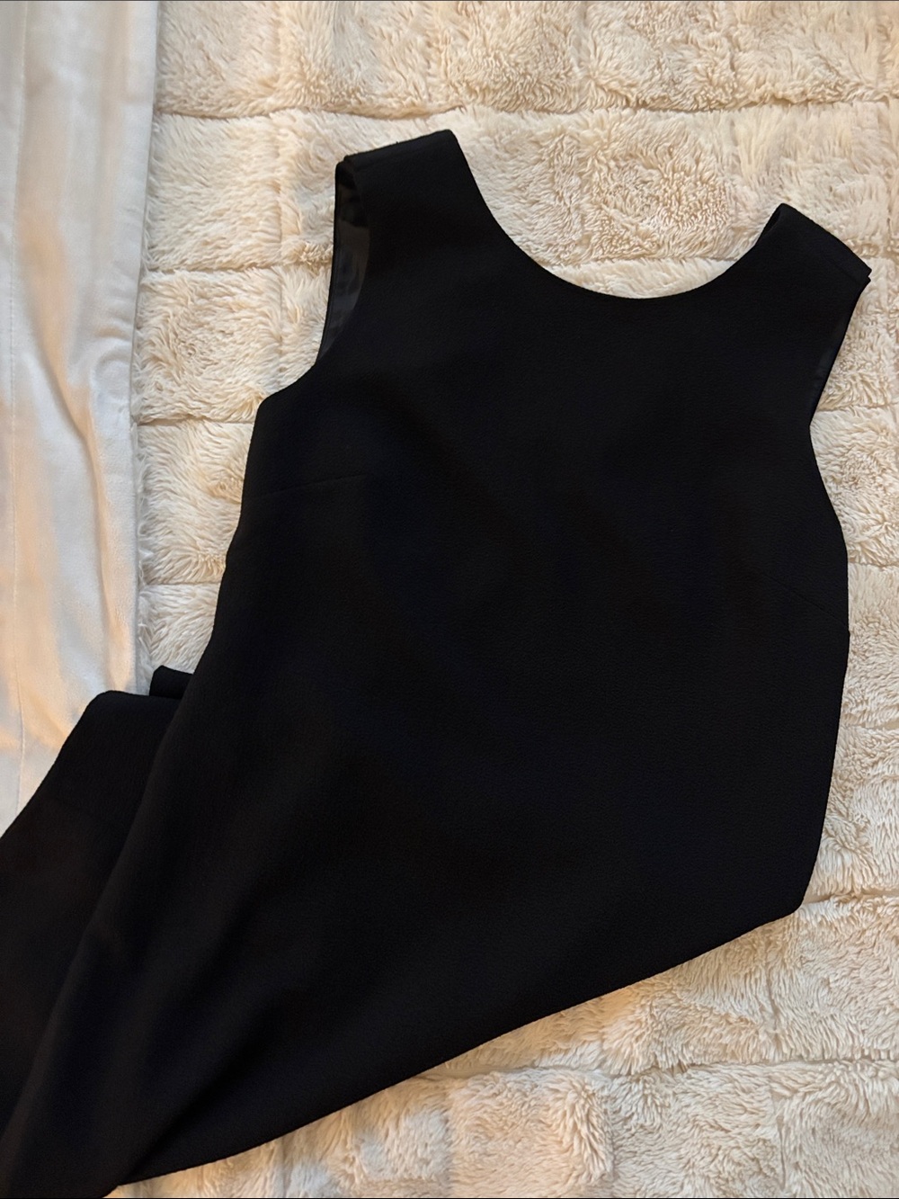 J. Crew Black Sleeveless Sheath Dress